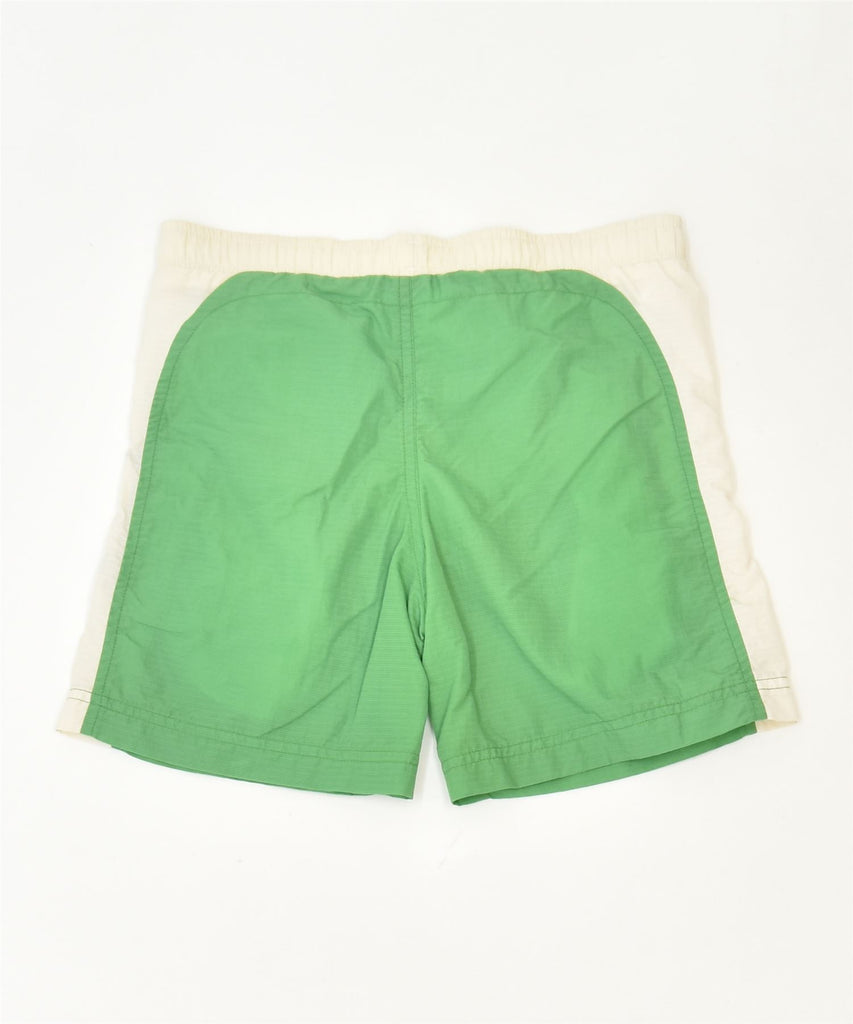 CHAMPION Boys Swimming Shorts 5-6 Years Green Colourblock Polyamide Sports | Vintage | Thrift | Second-Hand | Used Clothing | Messina Hembry 