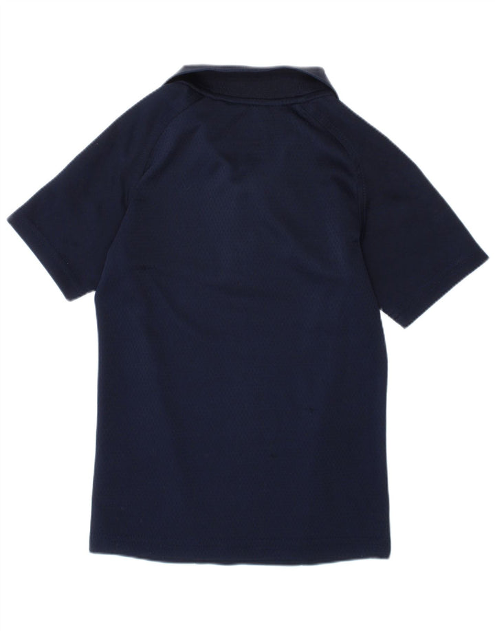 Canterbury Boys Graphic Polo Shirt 3-4 Years Navy Blue Polyester