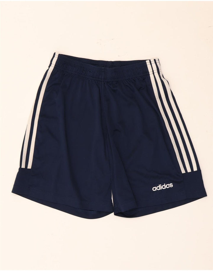 Adidas Mens Sport Shorts Medium Navy Blue Polyester