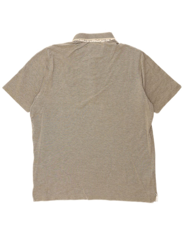 Tommy Bahama Mens Modern Fit Polo Shirt Medium Grey Cotton