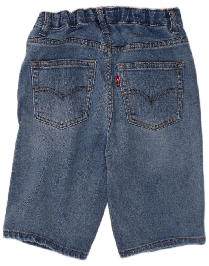 LEVI'S Girls Denim Shorts 7-8 Years W24  Blue Cotton