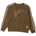 Lee Mens Graphic Sweatshirt Jumper 2XL Khaki Cotton