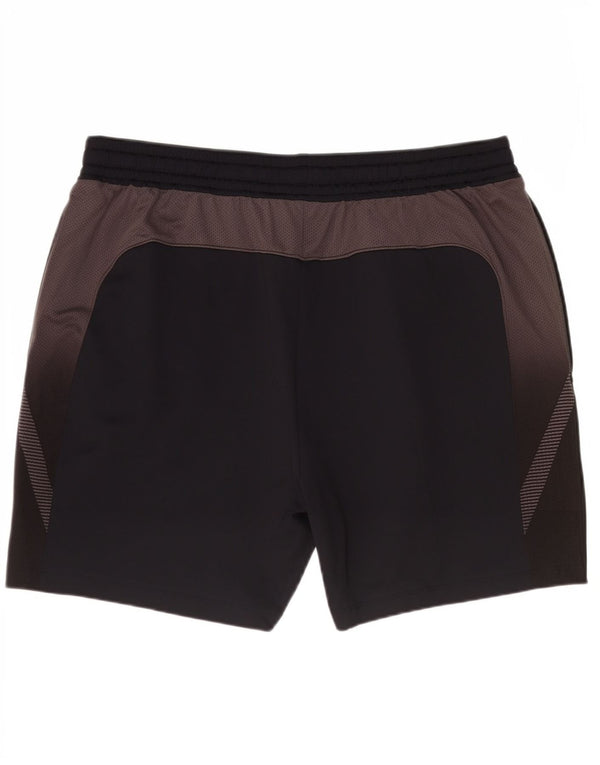 Under Armour Mens Sport Shorts Large Black Colourblock Polyester Sports