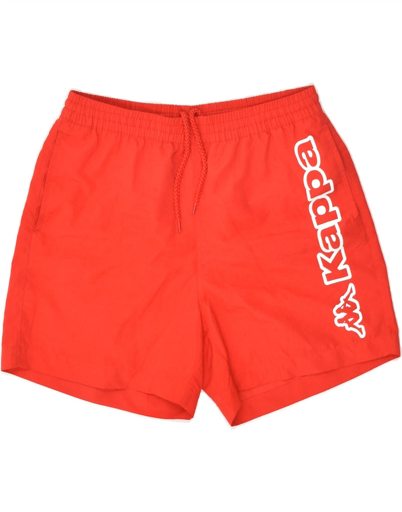 KAPPA Mens Graphic Sport Shorts Medium Red Polyester | Vintage Kappa | Thrift | Second-Hand Kappa | Used Clothing | Messina Hembry 