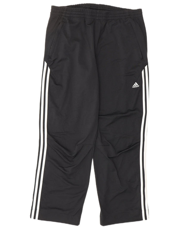 ADIDAS Mens Tracksuit Trousers Large  Black Polyester