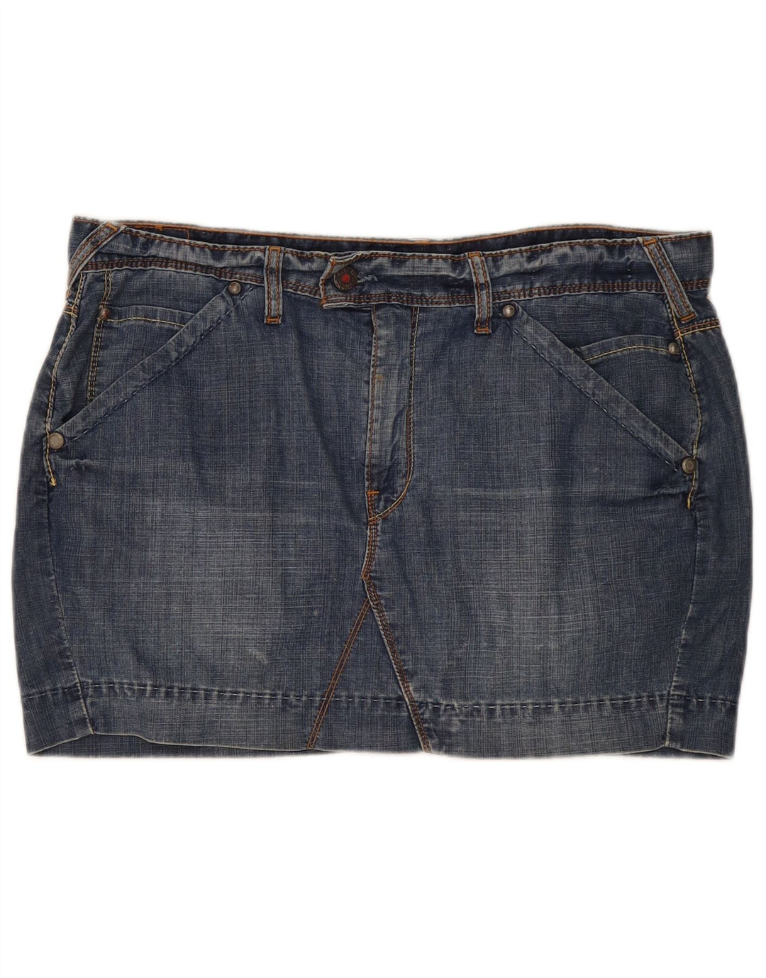 Levi's Womens Mini Denim Skirt W38 XL  Blue