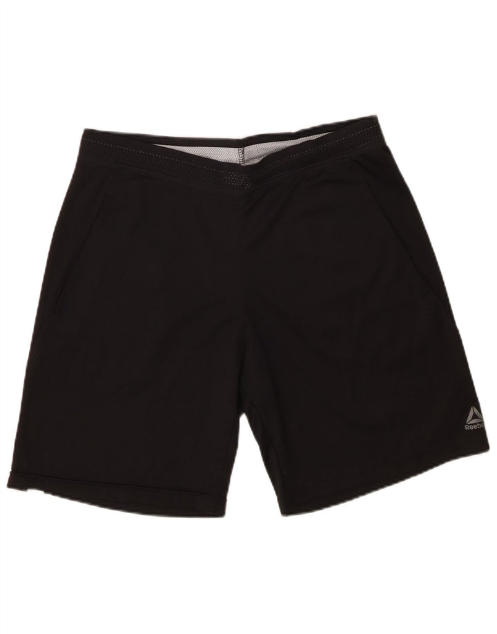 Reebok Mens Sport Shorts Medium  Black Polyester