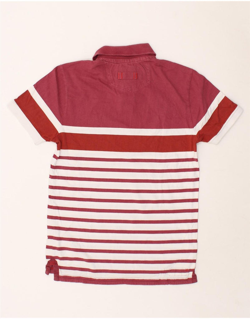 FAT FACE Mens Polo Shirt XS Red Striped | Vintage Fat Face | Thrift | Second-Hand Fat Face | Used Clothing | Messina Hembry 