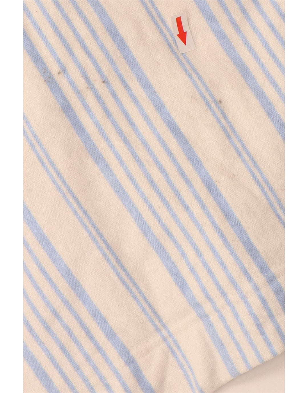 Joules Womens Zip Neck Sweatshirt Jumper UK 10 Small White Striped Cotton