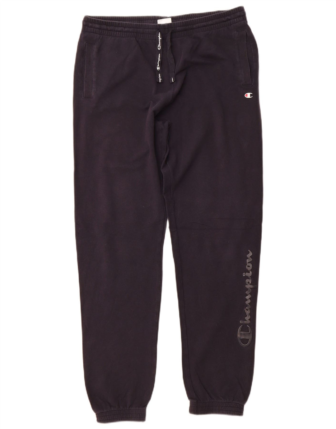 Champion Mens Graphic Tracksuit Trousers Joggers 2XL Navy Blue