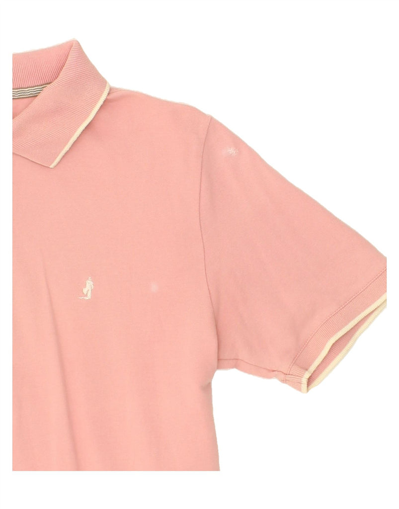 MARLBORO CLASSICS Mens Polo Shirt Medium Pink Cotton Vintage Marlboro Classics and Second-Hand Marlboro Classics from Messina Hembry 