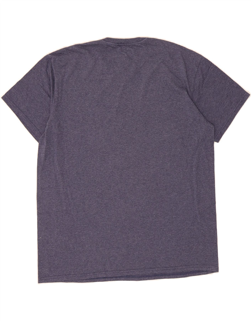 QUIKSILVER Mens Graphic T-Shirt Top Large Navy Blue Cotton Vintage Quiksilver and Second-Hand Quiksilver from Messina Hembry 