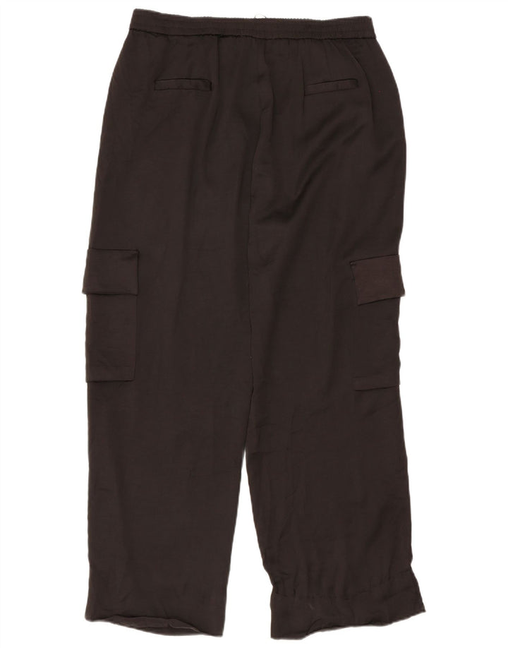 Zara Womens Cargo Tracksuit Trousers UK 18 XL  Black