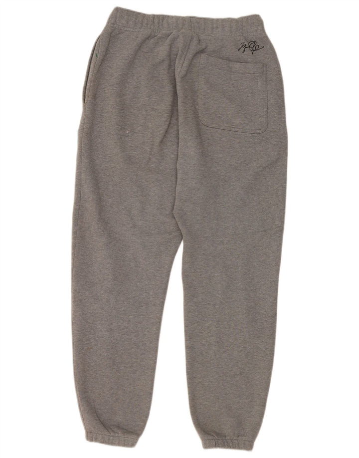 Jordan Mens Tracksuit Trousers Joggers Small  Grey Cotton