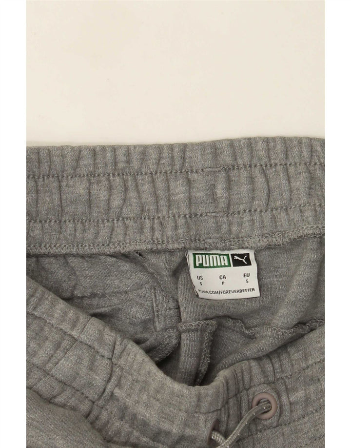Puma Mens Tracksuit Trousers Joggers Small Grey Flecked