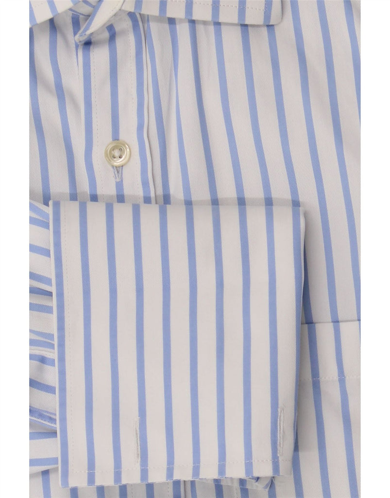 CHARLES TYRWHITT Mens Formal Shirt Size 39 15 1/2 Medium Blue Striped Vintage Charles Tyrwhitt and Second-Hand Charles Tyrwhitt from Messina Hembry 