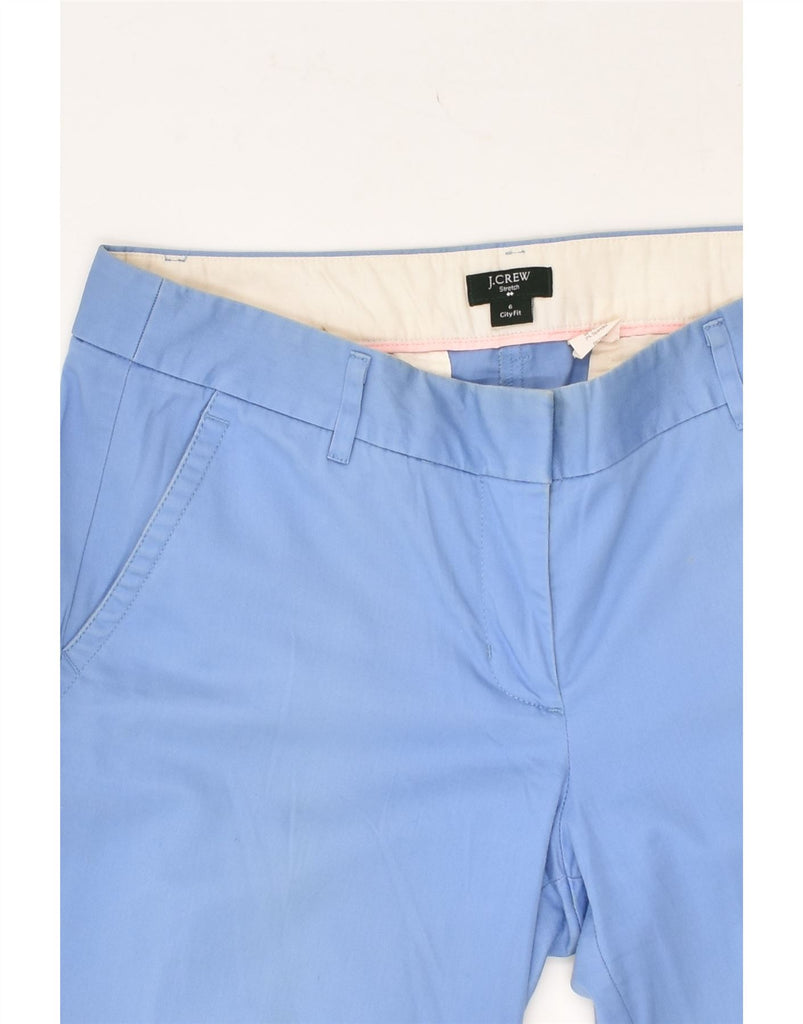 J. CREW Womens City Fit Tapered Chino Trousers US 6 Medium W30 L25 Blue | Vintage J. Crew | Thrift | Second-Hand J. Crew | Used Clothing | Messina Hembry 