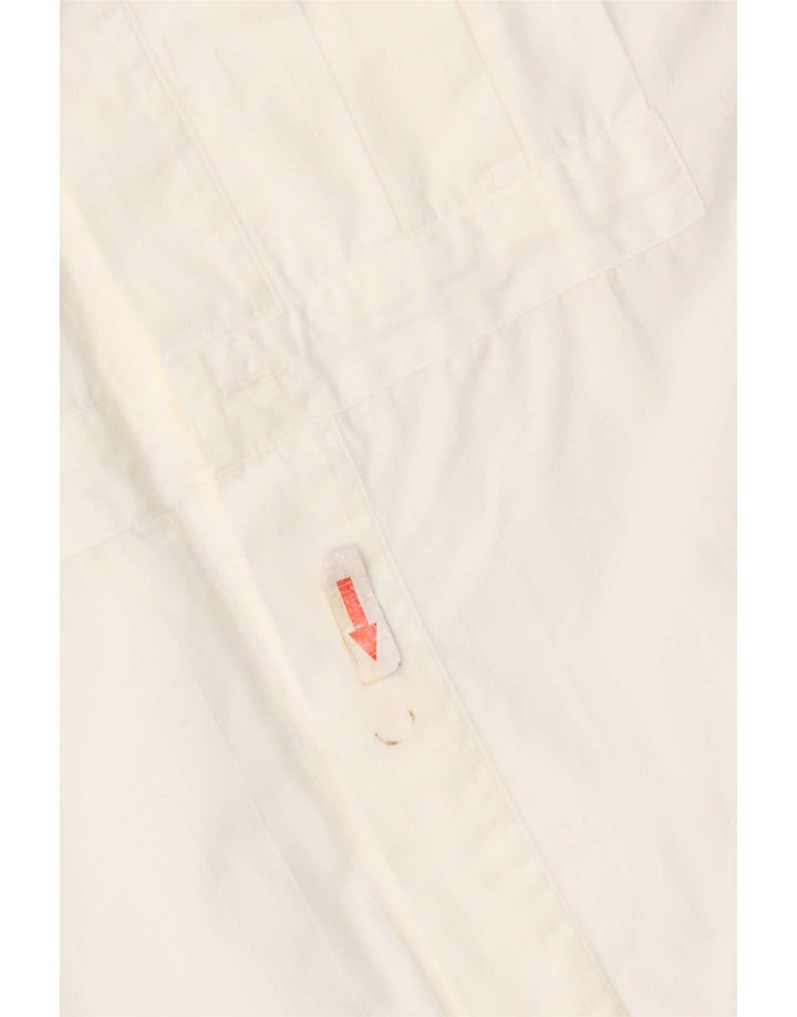 Ungaro Mens Formal Shirt Size 40 15 1/2 Medium White Cotton