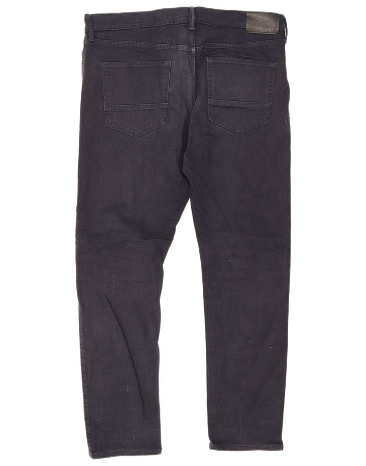 Marks & Spencer Womens Slim Jeans W36 L29 Navy Blue Cotton