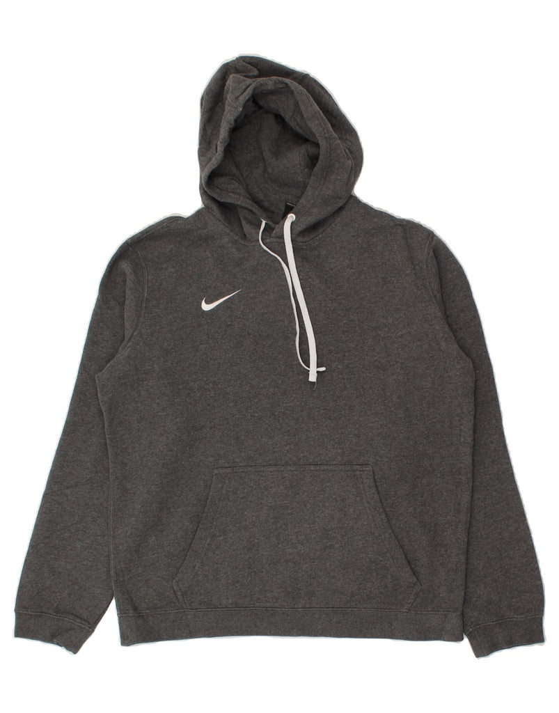 NIKE Mens Hoodie Jumper Medium Grey Cotton | Vintage Nike | Thrift | Second-Hand Nike | Used Clothing | Messina Hembry 