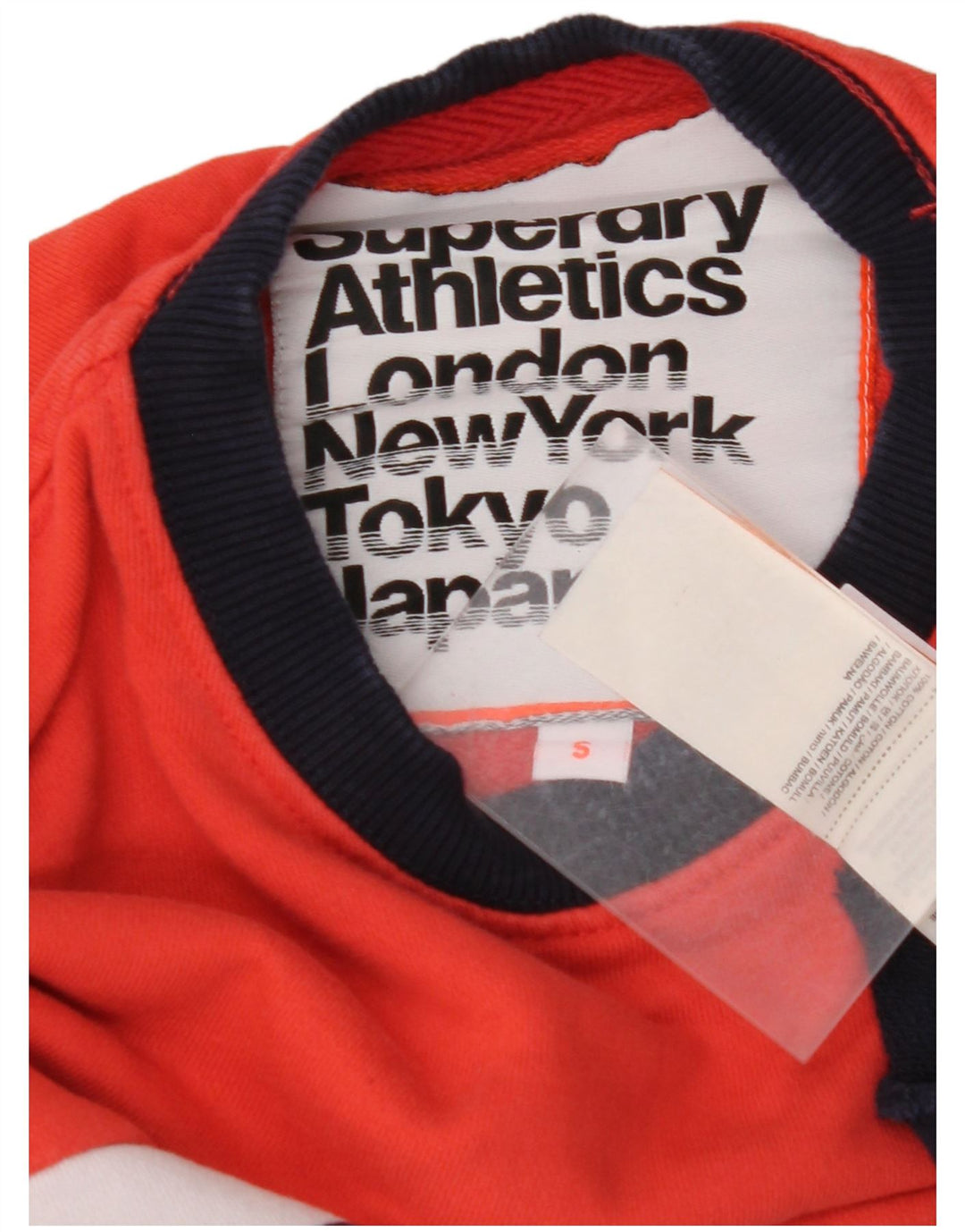 SUPERDRY Mens Loose Fit Sweatshirt Jumper Small Multicoloured Colourblock