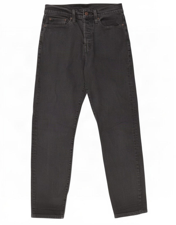 Levi's Womens Straight Jeans W28 L27 Black Cotton