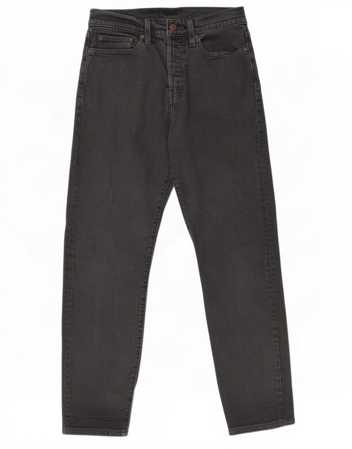 Levi's Womens Straight Jeans W28 L27 Black Cotton