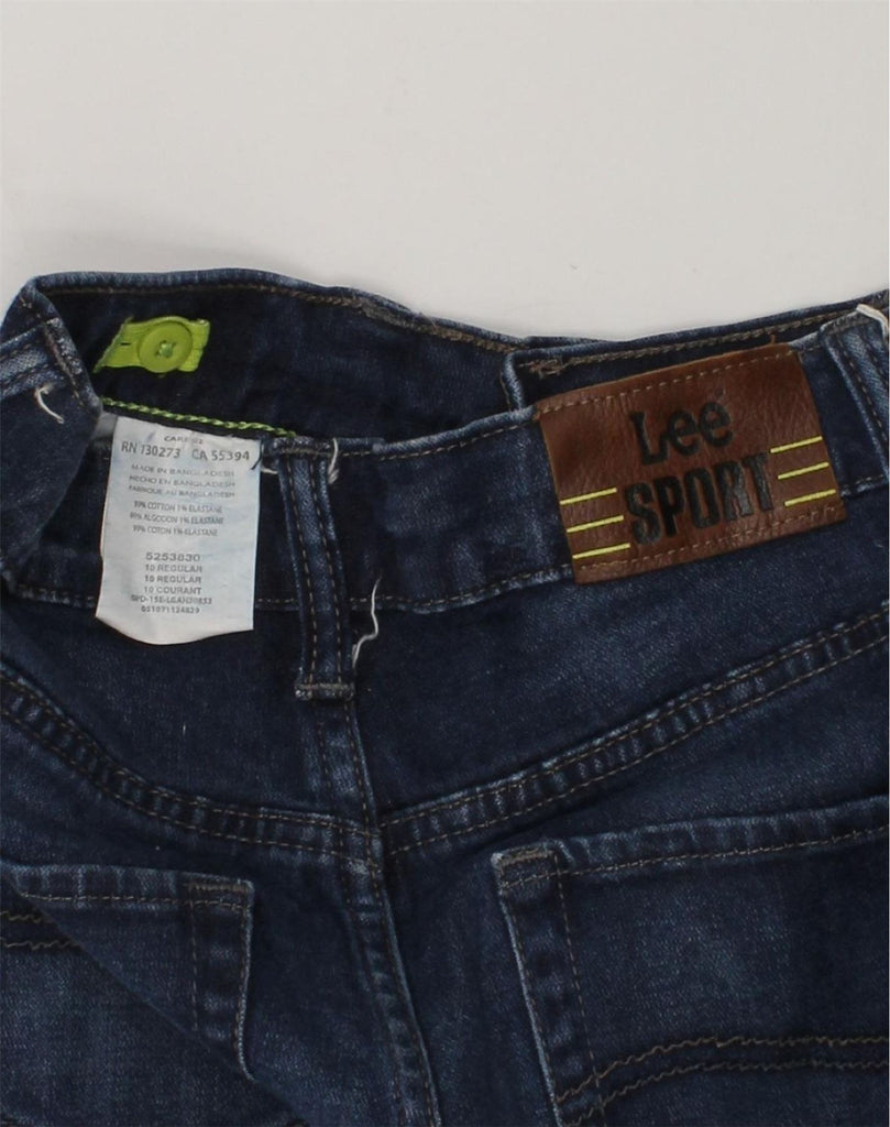 LEE Boys Flex Straight Jeans 9-10 Years W26 L23 Blue Cotton | Vintage Lee | Thrift | Second-Hand Lee | Used Clothing | Messina Hembry 