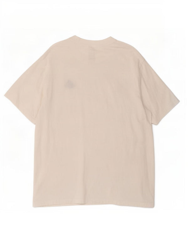 Adidas Mens T-Shirt Top Large White Cotton