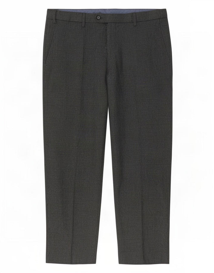 Marks & Spencer Mens Regular Suit Trousers W38 L29 Grey Houndstooth