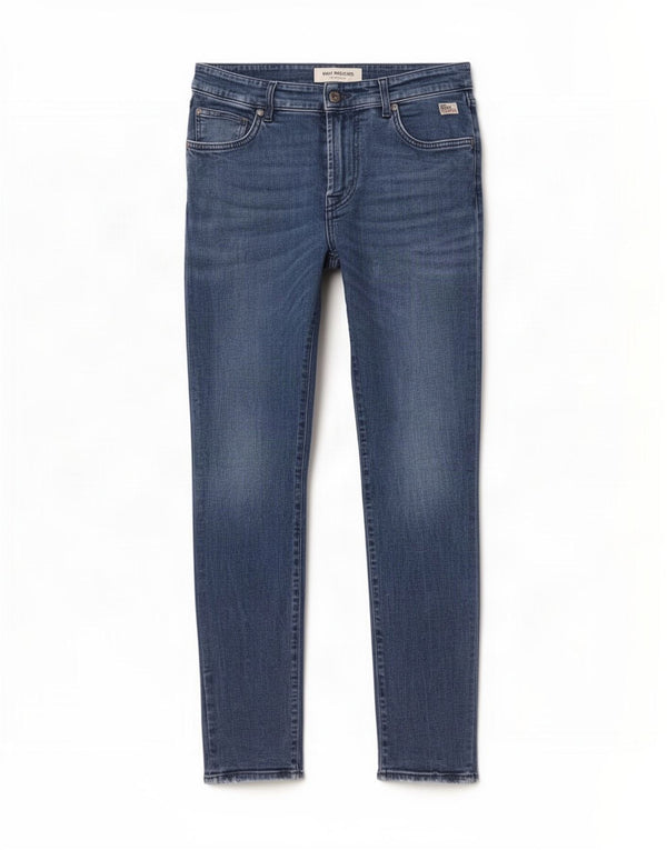 Roy Rogers Mens Skinny Jeans W35 L32 Blue Cotton