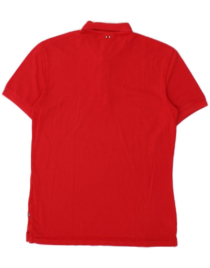 NAPAPIJRI Mens Polo Shirt Medium Red Vintage Napapijri and Second-Hand Napapijri from Messina Hembry 