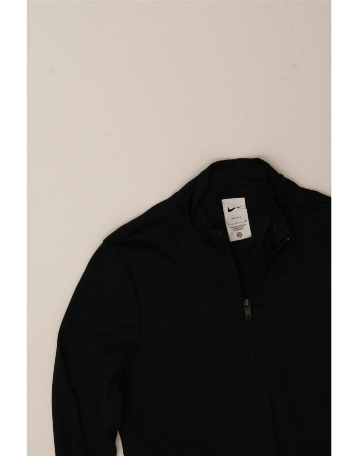 NIKE Mens Dri Fit Tracksuit Top Jacket Small Black Polyester Vintage Nike and Second-Hand Nike from Messina Hembry 