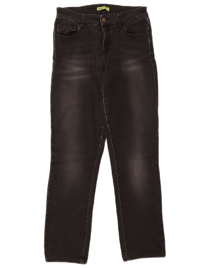 Versace Womens Slim Jeans W28 L29 Grey