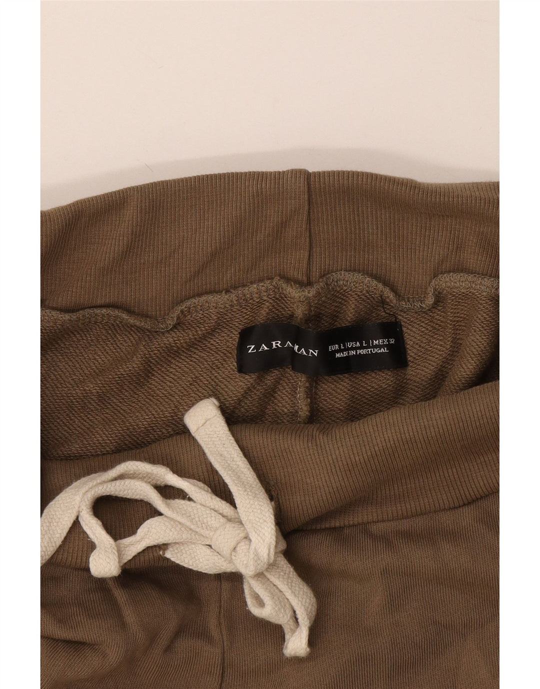 Zara Mens Tracksuit Trousers Joggers Large  Brown
