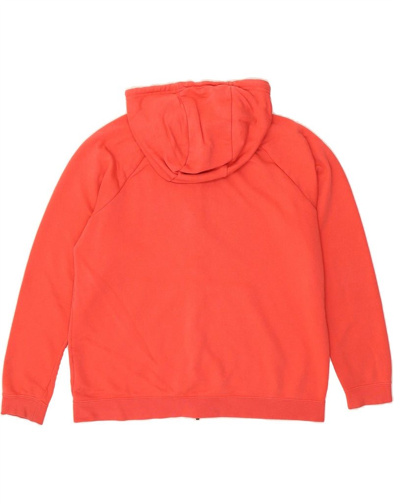 NIKE Mens Zip Hoodie Sweater Large Red Cotton Vintage Nike and Second-Hand Nike from Messina Hembry 