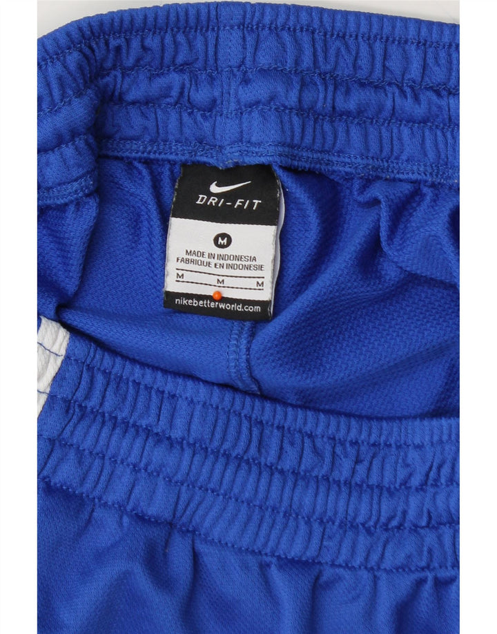 NIKE Mens Dri Fit Sport Shorts Medium  Blue Colourblock Polyester Vintage Nike and Second-Hand Nike from Messina Hembry 