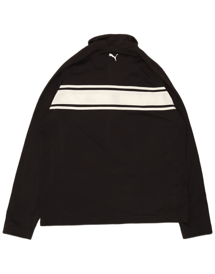 Puma Mens Tracksuit Top Jacket 2XL Black Colourblock Polyester