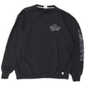 RUSSELL ATHLETIC Mens Graphic Sweatshirt Jumper XL Black Cotton