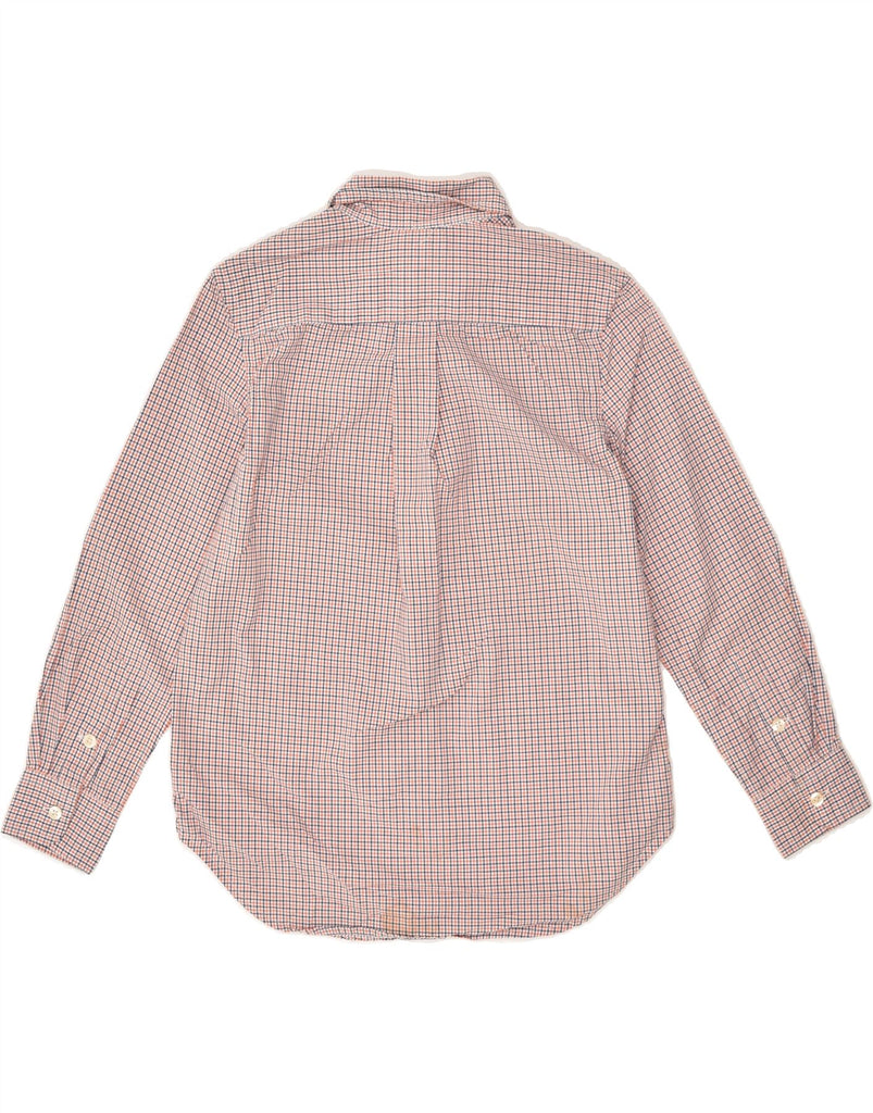 CHAPS Boys Easy Care Shirt 10-11 Years Medium Pink Check Cotton | Vintage Chaps | Thrift | Second-Hand Chaps | Used Clothing | Messina Hembry 