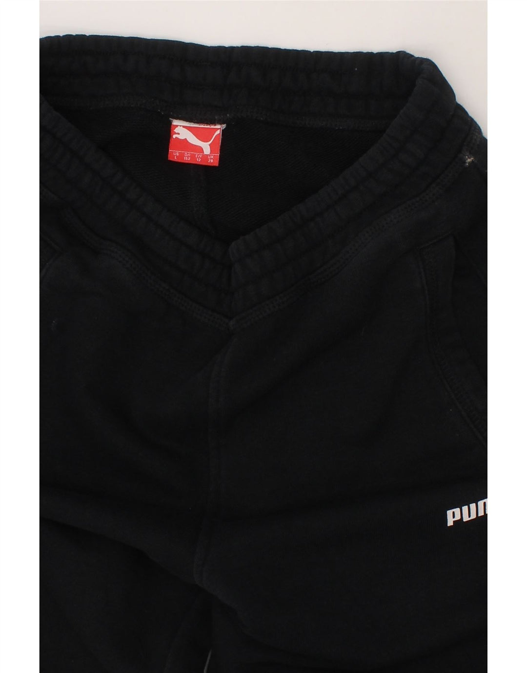 PUMA Girls Tracksuit Trousers 11-12 Years  Black Vintage Puma and Second-Hand Puma from Messina Hembry 