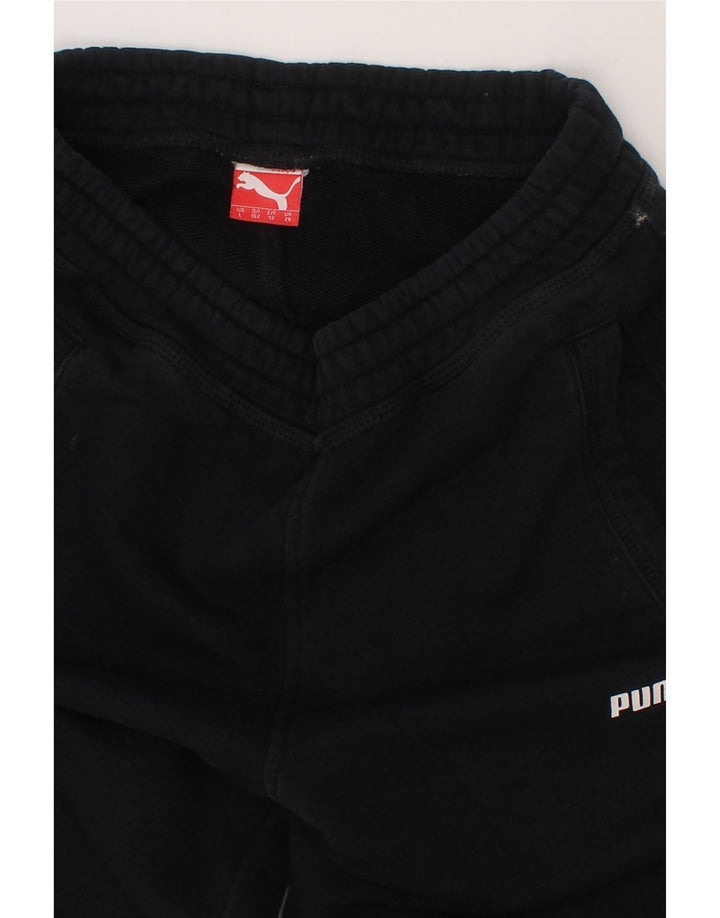 PUMA Girls Tracksuit Trousers 11-12 Years  Black Vintage Puma and Second-Hand Puma from Messina Hembry 