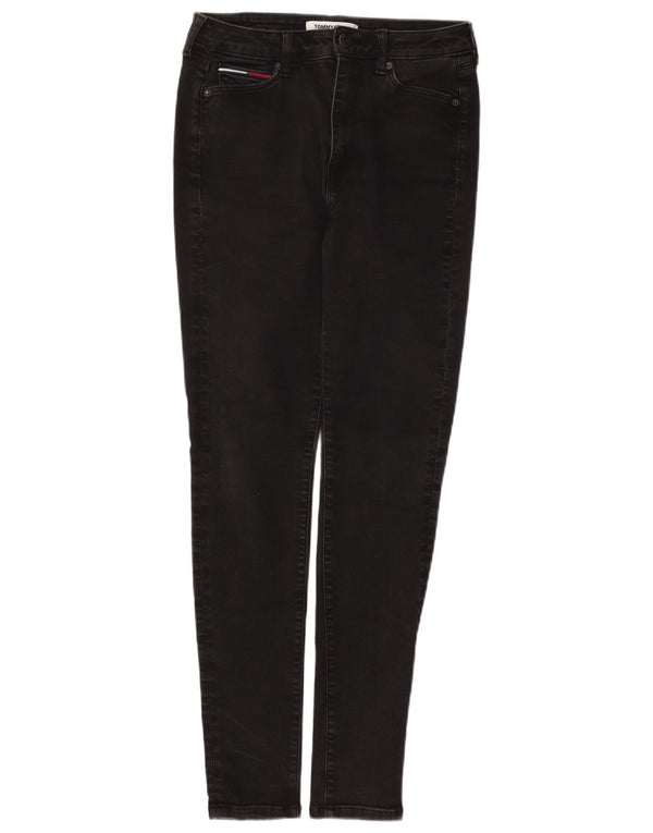 Tommy Hilfiger Womens Skinny Jeans W28 L32 Black Cotton