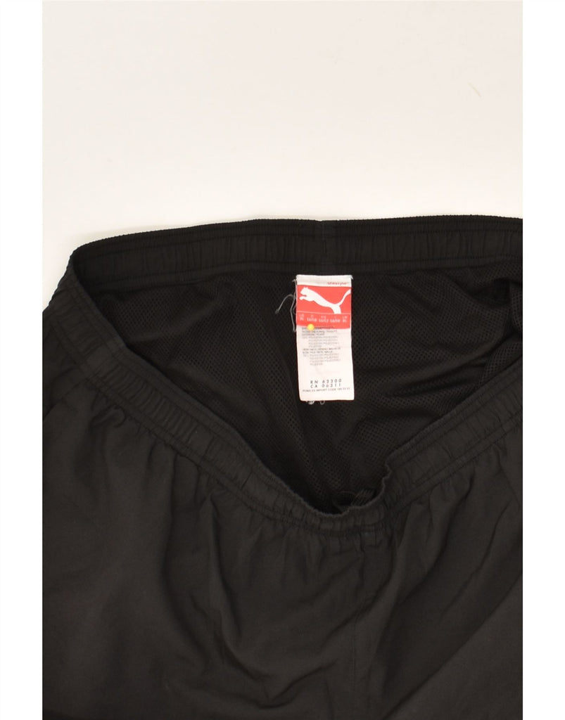 PUMA Mens Graphic Sport Shorts XL Black Polyester | Vintage Puma | Thrift | Second-Hand Puma | Used Clothing | Messina Hembry 