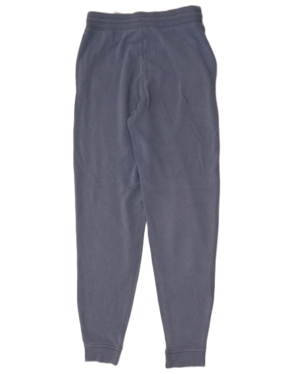 MARKS & SPENCER Womens Tracksuit Trousers Joggers UK 8 Small Blue Cotton