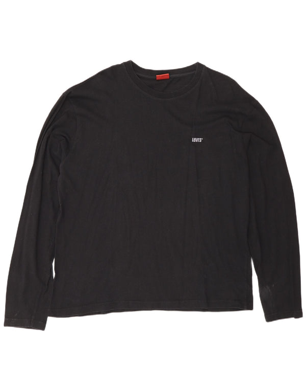 Levi's Mens Top Long Sleeve XL Black Cotton