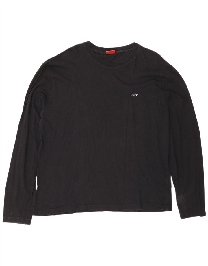 Levi's Mens Top Long Sleeve XL Black Cotton
