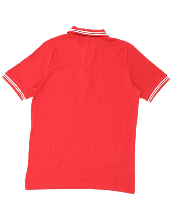 KAPPA Mens Polo Shirt Large Red Cotton