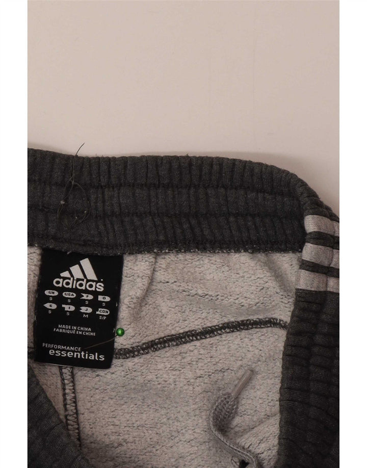 Adidas Mens Tracksuit Trousers Joggers Small  Grey Cotton
