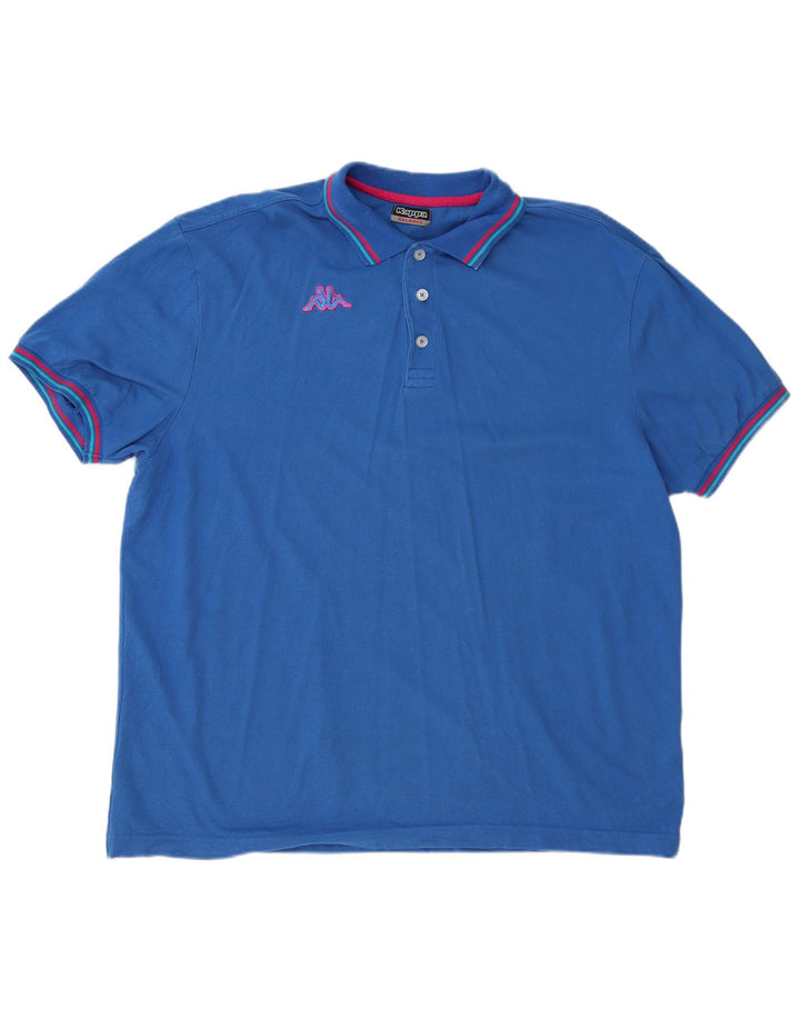Kappa Mens Polo Shirt 2XL Blue